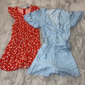 2 piece romper set